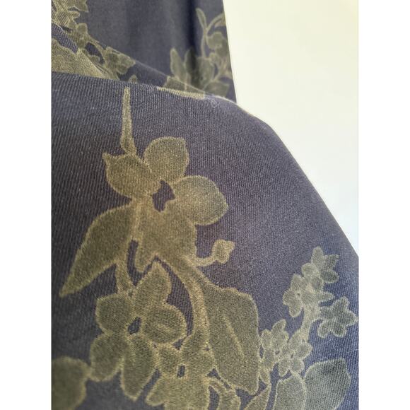 Etro Floral Wool Midi Sheath Dress with Velvet Sleeves - Picture 8 of 11